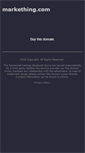 Mobile Screenshot of markething.com